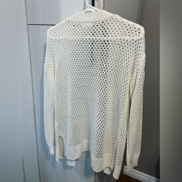 Maurices Women’s White Open-Knit Cardigan - Size XS - Picture 3 of 3